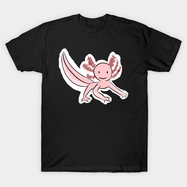 Gerald the Axolotl T-Shirt by Haphazardly-E